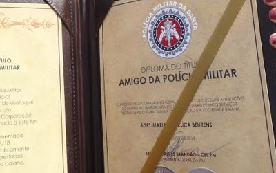 Presidente da ABO-BA recebe comenda da Polícia Militar
