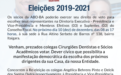 ABO-BA Eleições para o período 2018-2021